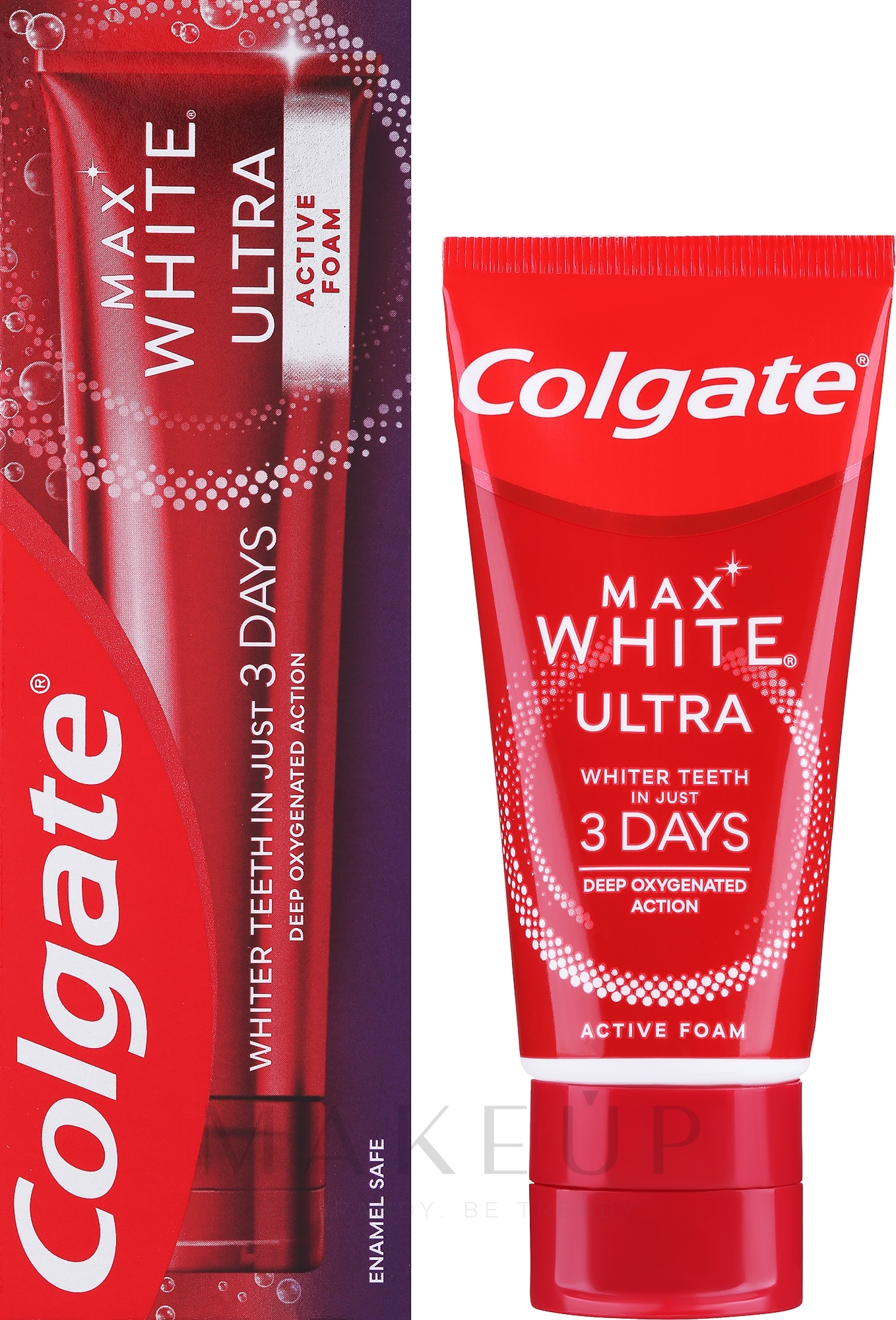 Zahnpasta - Colgate Max White Ultra Active Foam — Bild 50 ml