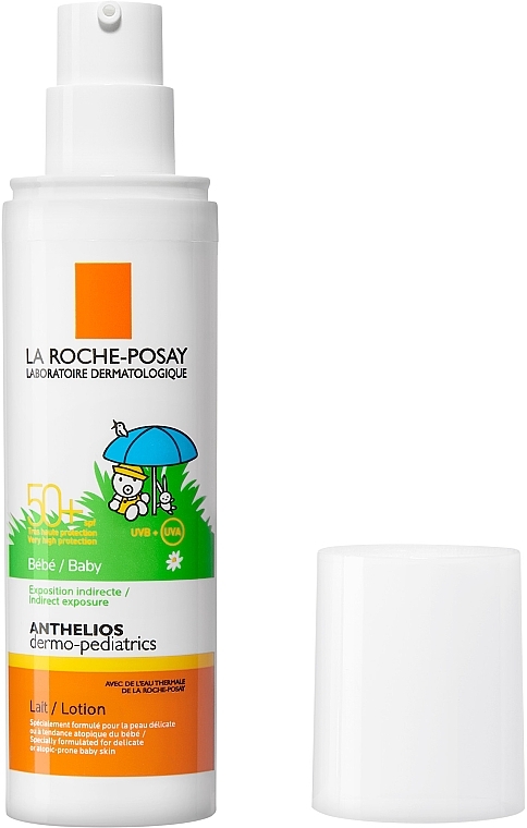 Sonnenschutzmilch für empfindliche Kinder- und Babyhaut SPF 50+ - La Roche-Posay Anthelios Kids SPF 50+ Dermo Pediatrics Mexoryl 100 ml — Bild N2