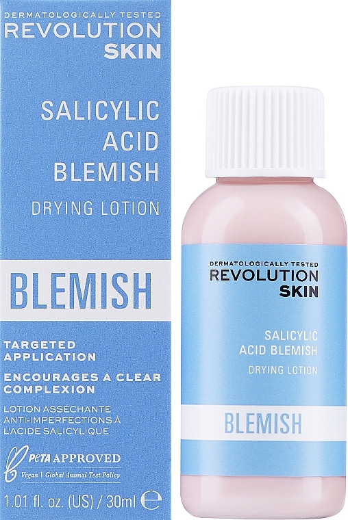 Trockenlotion mit Salicylsäure - Revolution Skincare Salicylic Acid Blemish Drying Lotion  — Bild N2