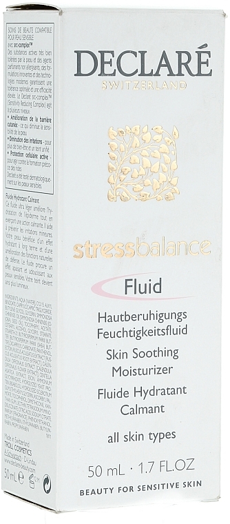 Feuchtigkeitsspendendes und beruhigendes Gesichtsfluid - Declare Skin Soothing Moisturiser