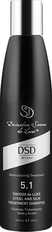 Regenerierendes Shampoo mit Stahl und Seide № 5.1 - Divination Simone De Luxe Dixidox DeLuxe Steel and Silk Treatment Shampoo