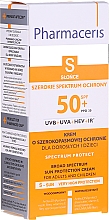 Düfte, Parfümerie und Kosmetik Sonnenschutzcreme für das Gesicht SPF 50+ - Pharmaceris S Broad Spectrum Sun Protect Cream SPF50