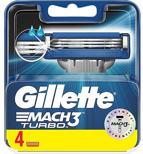 Gillette Fusion ProGlide Ersatzklingen - Gillette Mach3 Turbo — Bild N2