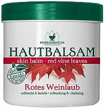 Düfte, Parfümerie und Kosmetik Erfrischender und belebender Körperbalsam mit Extrakt aus rotem Weinlaub - Herbamedicus