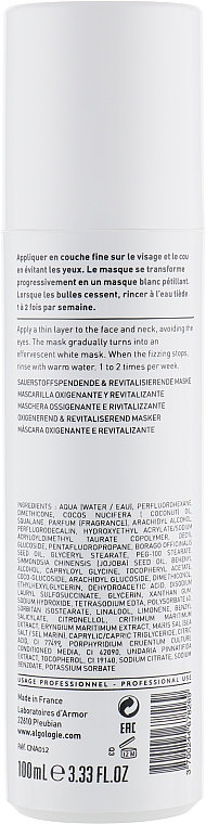 Regenerierende Maske mit Sauerstoff - Algologie Energy Plus Oxygenating & Revitalising Mask — Bild N5