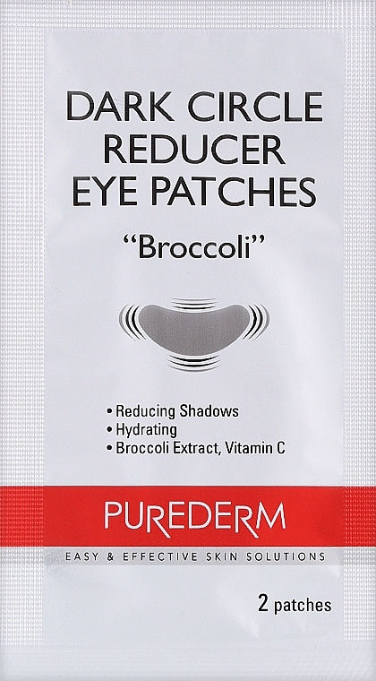Augenpatches Brokkoli - Purederm Dark Circle Reducer Eye Patches Broccoli — Bild N2