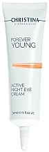 Düfte, Parfümerie und Kosmetik Aktive Nachtcreme für die Augenpartie - Christina Forever Young Active Night Eye Cream