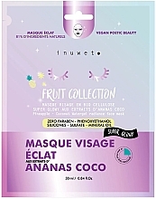 Düfte, Parfümerie und Kosmetik Strahlende Gesichtsmaske Ananas und Kokosnuss - Inuwet Face Mask Radiance Pineapple Coconut