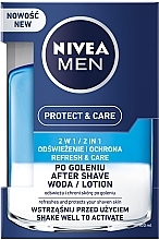 Düfte, Parfümerie und Kosmetik After Shave "Protect & Care" - Nivea For Men After Shave Lotion