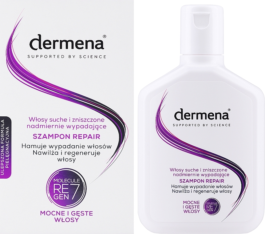 Regenerierendes Shampoo für trockenes und strapaziertes Haar - Dermena Repair Hair Care Shampoo — Bild N2