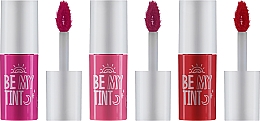 Düfte, Parfümerie und Kosmetik Make-up Set - Yadah Long Lasting Color Lip Tint Be My Tint (lLippentinte 3x2.3g)
