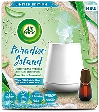 Aromadiffusor mit Nachfüllung Fidschi-Wasser und frische Aloe - Air Wick Essential Mist Aroma Paradise Island Fiji Water & Fresh Aloe — Bild N1