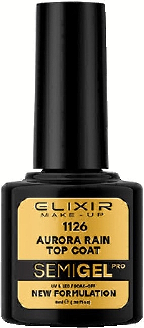 Nagelüberlack - Elixir Semi Gel Pro Top Coat — Bild N2