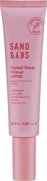 Sonnenschützender Primer SPF 30 - Sand & Sky Tinted Glow Primer SPF30 — Bild N2