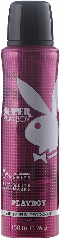 Playboy Super Playboy For Her - Parfümiertes Deospray  — Bild N1