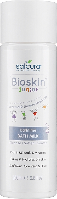 Baby Bademilch - Salcura Bioskin Junior Bath Milk — Bild N1