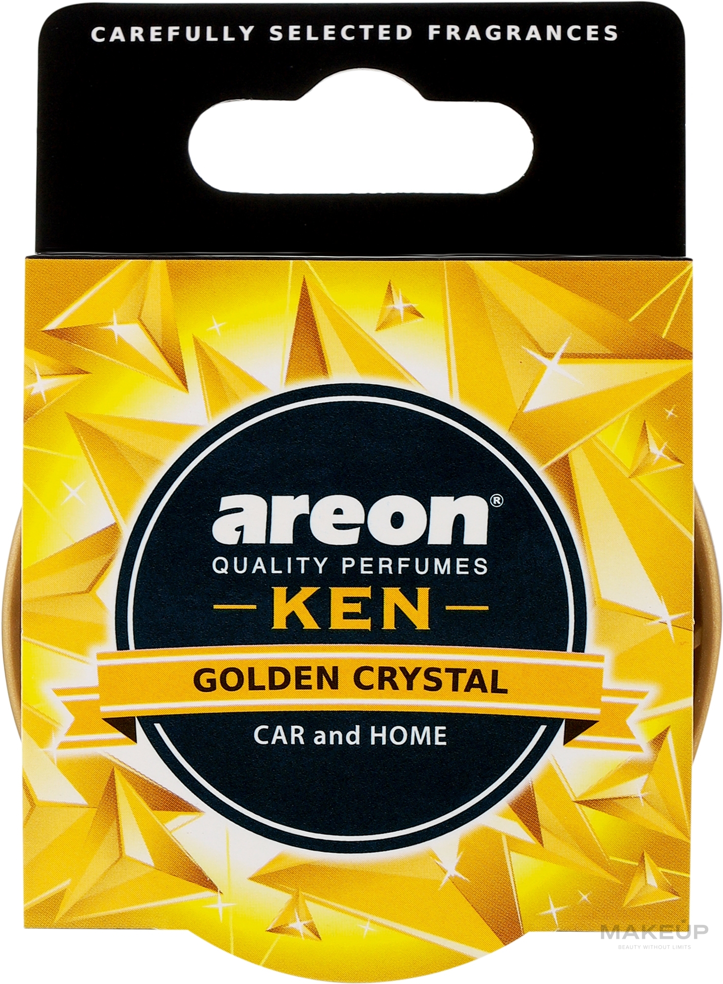 Auto-Lufterfrischer Goldener Kristall - Areon Gel Ken Golden Crystal  — Bild 35 g