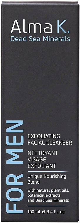 Reinigendes Gesichtsgel für Männer - Alma K For Men Exfoliating Facial Cleanser — Bild N2