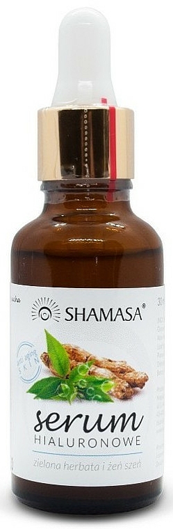 Hyaluron-Serum mit grünem Tee, Ginseng und Aloe - Shamasa — Bild N1