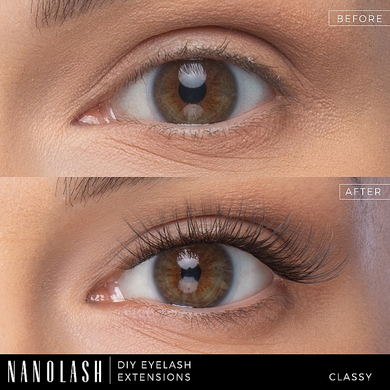 Künstliche Wimpern - Nanolash Diy Eyelash Extensions Classy — Bild N7