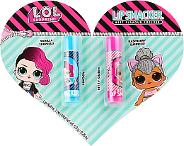 Düfte, Parfümerie und Kosmetik Lippenbalsam-Set - Lip Smacker L.O.L. Surprise! Rocker + Kitty Queen (Lippenbalsam 2x4g) 