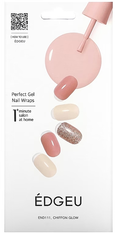 Edgeu Perfect Gel Nail Wraps  - Maniküre-Set — Bild N1