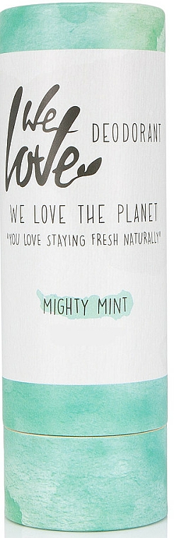 Erfrischender Deostick mit Minz- und Rosmarinduft - We Love The Planet Mighty Mint Deodorant Stick — Bild N1