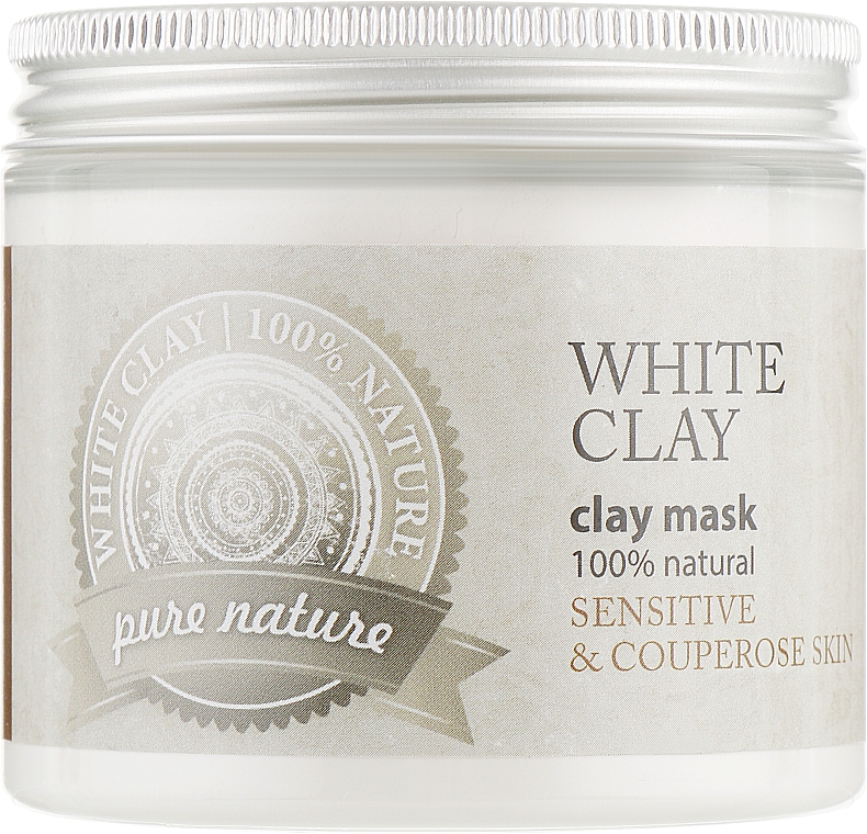 Weiße kosmetische Tonerde für empfindliche und zu Couperose neigende Haut - Organique Argillotherapy White Clay — Bild N1