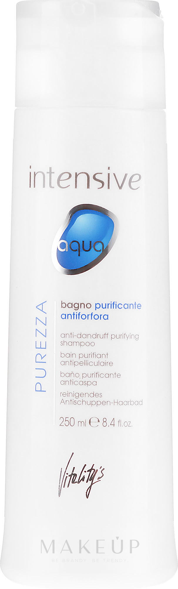 Reinigendes Anti-Schuppen Shampoo - Vitality's Intensive Aqua Purify Anti-Dandruff Purifying Shampoo — Bild 250 ml
