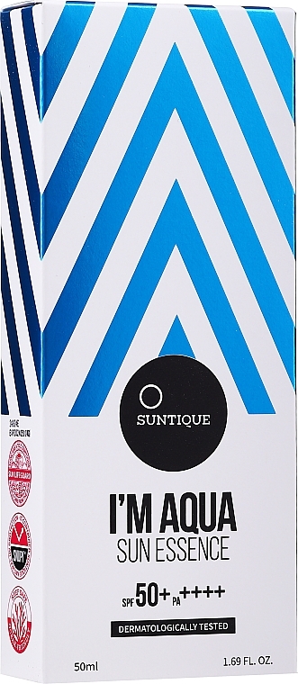 Sonnenschutzcreme für das Gesicht SPF 50+ - Suntique I'm Aqua Sun Essence SPF 50+/PA++++ — Bild N2