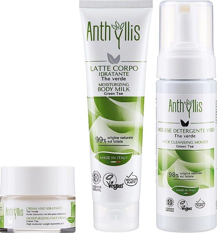 Gesichts- und Körperpflegeset - Anthyllis Green Tea  — Bild N2
