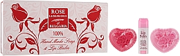 Düfte, Parfümerie und Kosmetik Set - BioFresh Rose Luxurious of Bulgaria (l/balm/5ml + soap/2x70g)