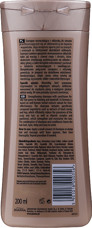 Shampoo & Conditioner für fettiges Haar - Joanna Turnip Shampoo — Bild N2