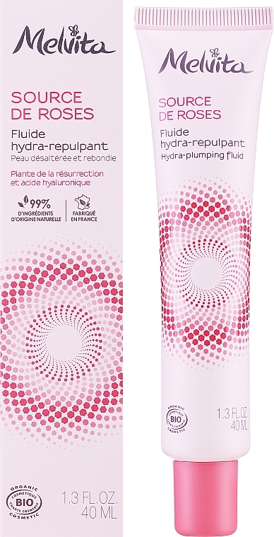 Fluid für das Gesicht - Melvita Source de Roses Hydra-Plumping Fluid Organic — Bild N2