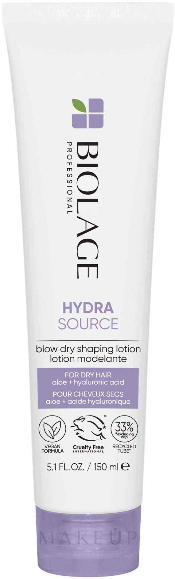 Haarstyling-Balsam - Biolage HydraSource Blow Dry Shaping Lotion — Bild 150 ml