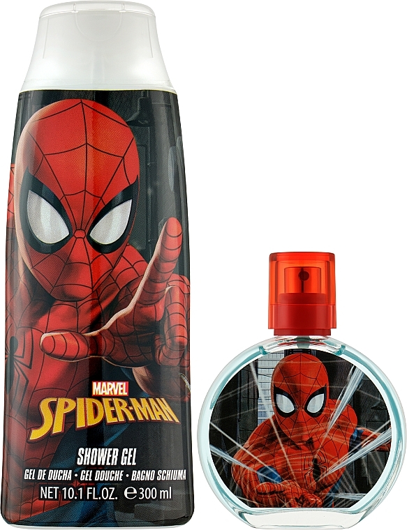 Marvel Spiderman - Duftset für Kinder (Eau de Toilette 50ml + Duschgel 300ml + Tasche 1 St.) — Bild N2