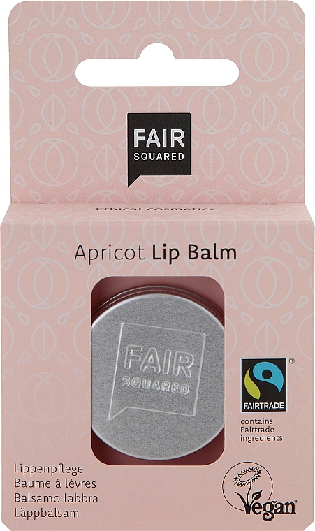 Lippenbalsam Aprikose - Fair Squared Lip Balm Apricot — Bild N1