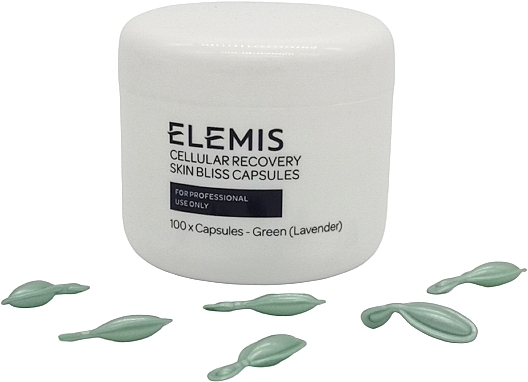 Zellregenerierende und antioxidative Gesichtskapseln mit Lavendel 100 St. - Elemis Cellular Recovery Skin Bliss Lavender — Bild N1