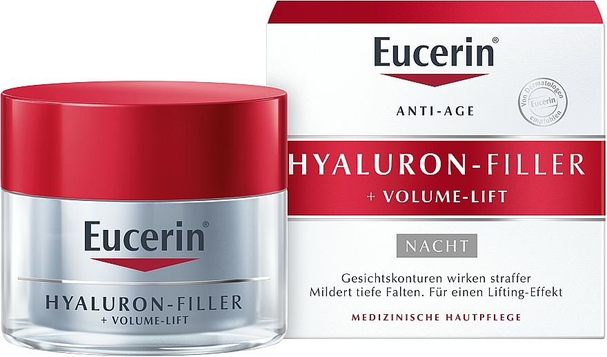 Anti-Aging Nachtcreme - Eucerin Hyaluron-Filler+Volume-Lift Night Cream — Bild N2