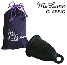 Menstruationstasse Größe M schwarz - MeLuna Classic Menstrual Cup — Bild N1