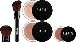 Düfte, Parfümerie und Kosmetik Make-up Set 5 St. - Sampure Minerals Picture Perfect Makeup Set Dark