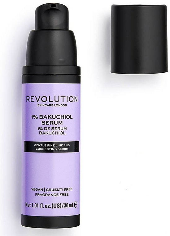 Antioxidatives Gesichtsserum mit Bakuchiol für glatte Haut - Makeup Revolution Skincare 1% Bakuchiol Serum — Bild N1