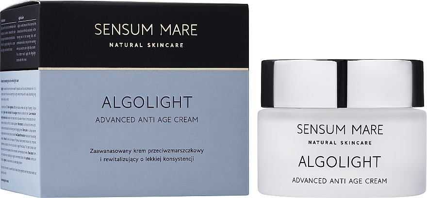 Revitalisierende und verjüngende Anti-Falten Gesichtscreme - Sensum Mare Algolight Advanced Anti Age Cream — Bild N2