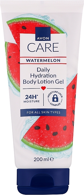 Feuchtigkeitsspendendes Körperlotion-Gel Wassermelone - Avon Care Watermelon Daily Hydration Body Lotion Gel — Bild N1