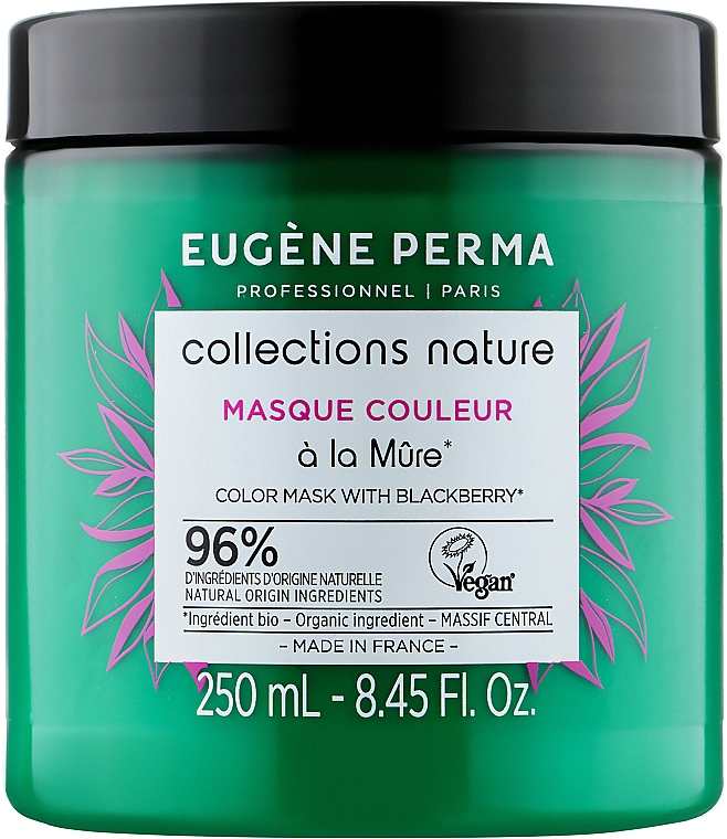 Revitalisierende Maske für coloriertes Haar mit Brombeere - Eugene Perma Collections Nature Masque Couleur — Bild N1