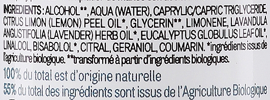 Handreinigungsspray mit Zitrone, Lavendel und Eukalyptus - Acorelle Purifying Hand Spray — Bild N3