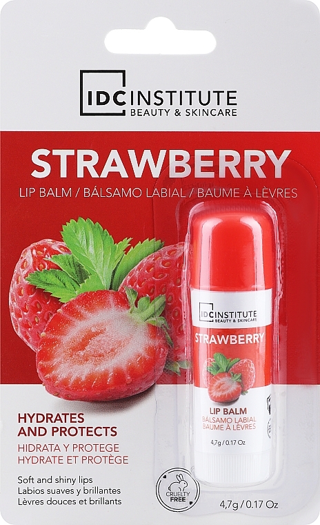 Lippenbalsam Erdbeere - IDC Institute Lip Balm Strawberry