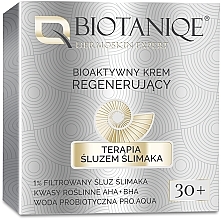Düfte, Parfümerie und Kosmetik Bioaktive regenerierende Gesichtscreme mit Schneckenschleim - Biotaniqe BioActive Regenerating Cream 30+
