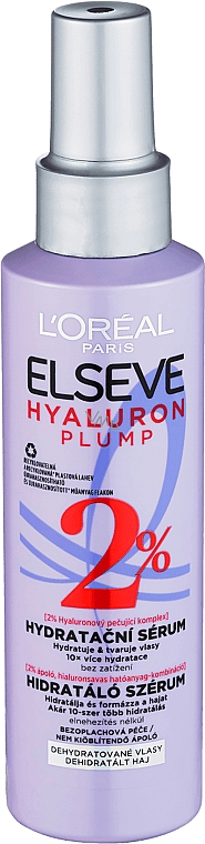 Serumfüller für das Haar - L´Oréal Paris Elseve Hyaluron Plump Serum — Bild N1