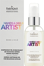 Nagelhautentferner - Farmona Professional Hands and Nails Artist Express Softening Gel For Removing Cuticles — Foto N2